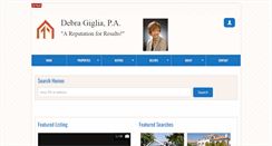 Desktop Screenshot of debrashomes.com