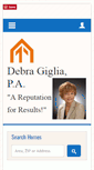 Mobile Screenshot of debrashomes.com