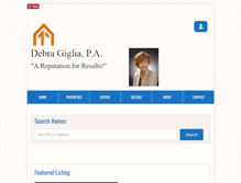 Tablet Screenshot of debrashomes.com